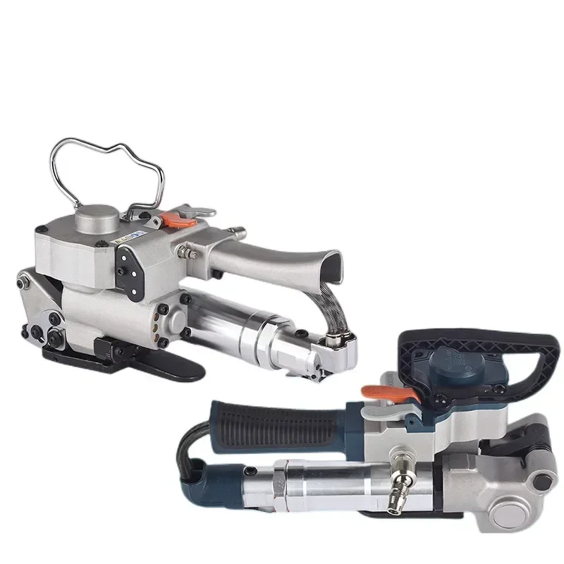 1pc Pneumatic Baling Machine Portable PET Plastic Steel Belt PP Belt No-buckle Hot Melt Automatic Hand-held Baling Mill