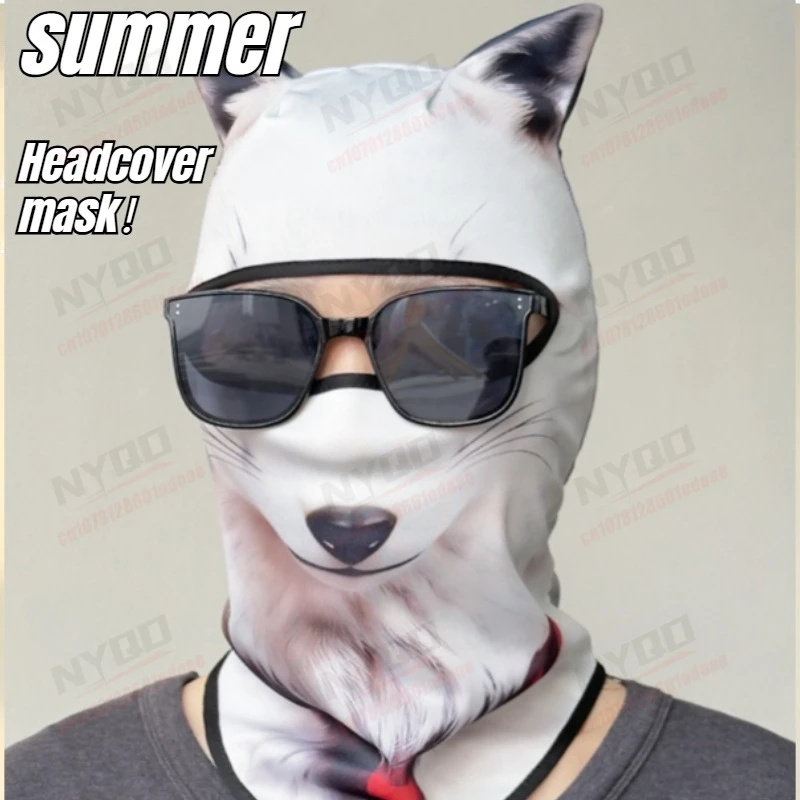 

Full Face 3D Cat Balaclava Motorcycle Mask Ski Snowboard Helmet Liner Bicycle Riding Gear