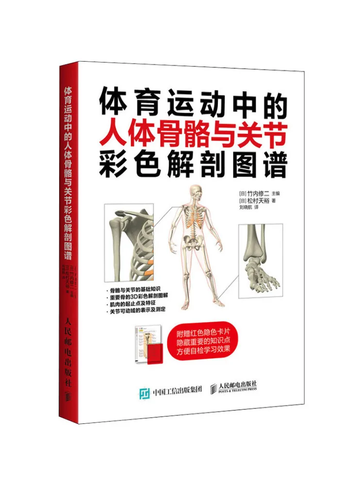 Libro-Winshare Mapas de anatomía colorida de esqueletos y articulaciones humanas en deportes