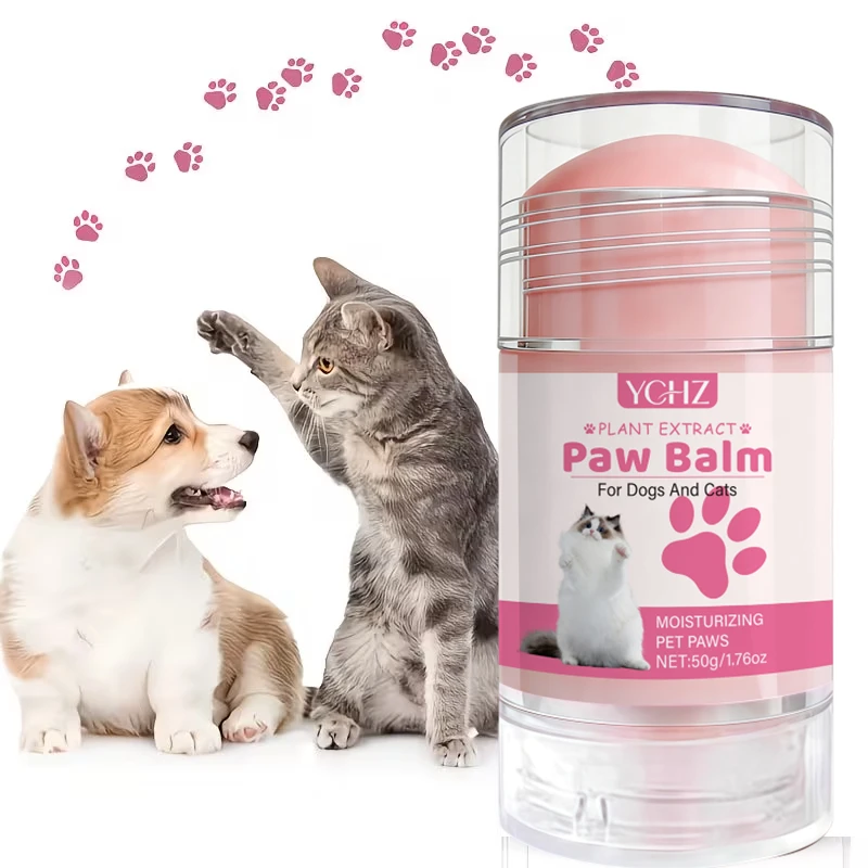 Balm para Cuidado de Nariz e Patas de Animais de Estimação, Sem Taxa de Importação, Contém Cera de Abelha |   Aloe Vera, Alivia Patas Secas e Rachadas e Previne Estresse por Calor, Perfeito para Cães, Bastão Hidratante para Animais de Estimação |   Pomada para Cuidados com Animais de Estimação, Pomada para Patas e Nariz de Gatos e Cães