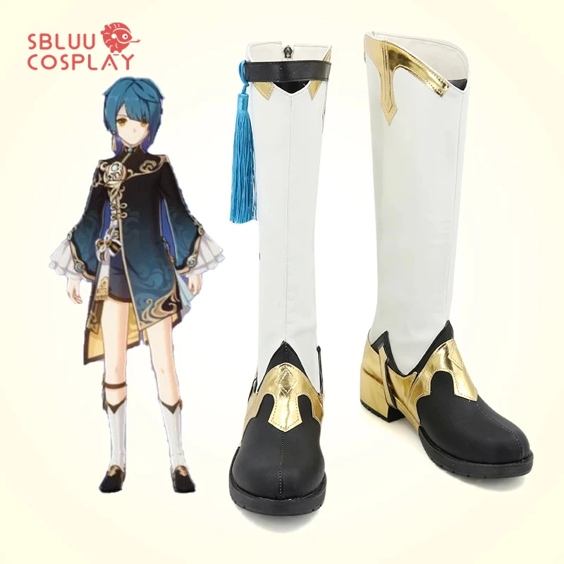 

Genshin Impact XingQiu Cosplay Shoes Boots