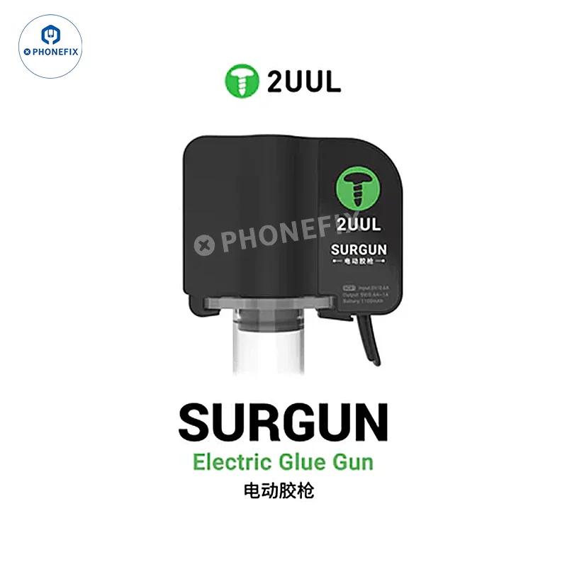 2UUL SC81 Portable Glue Gun,Type C Charging,Welding Oil Flux Glue Dispenser for 17.5mm Glue Stick Phone Electric Repair Tool