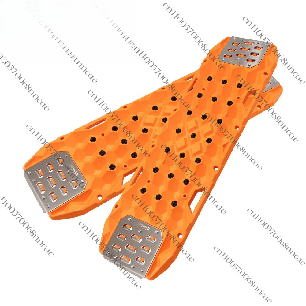 

BUNKER INDUST with steel plate bearing 25 tons widened outdoor off-road rescue anti-skid board sand board escape board