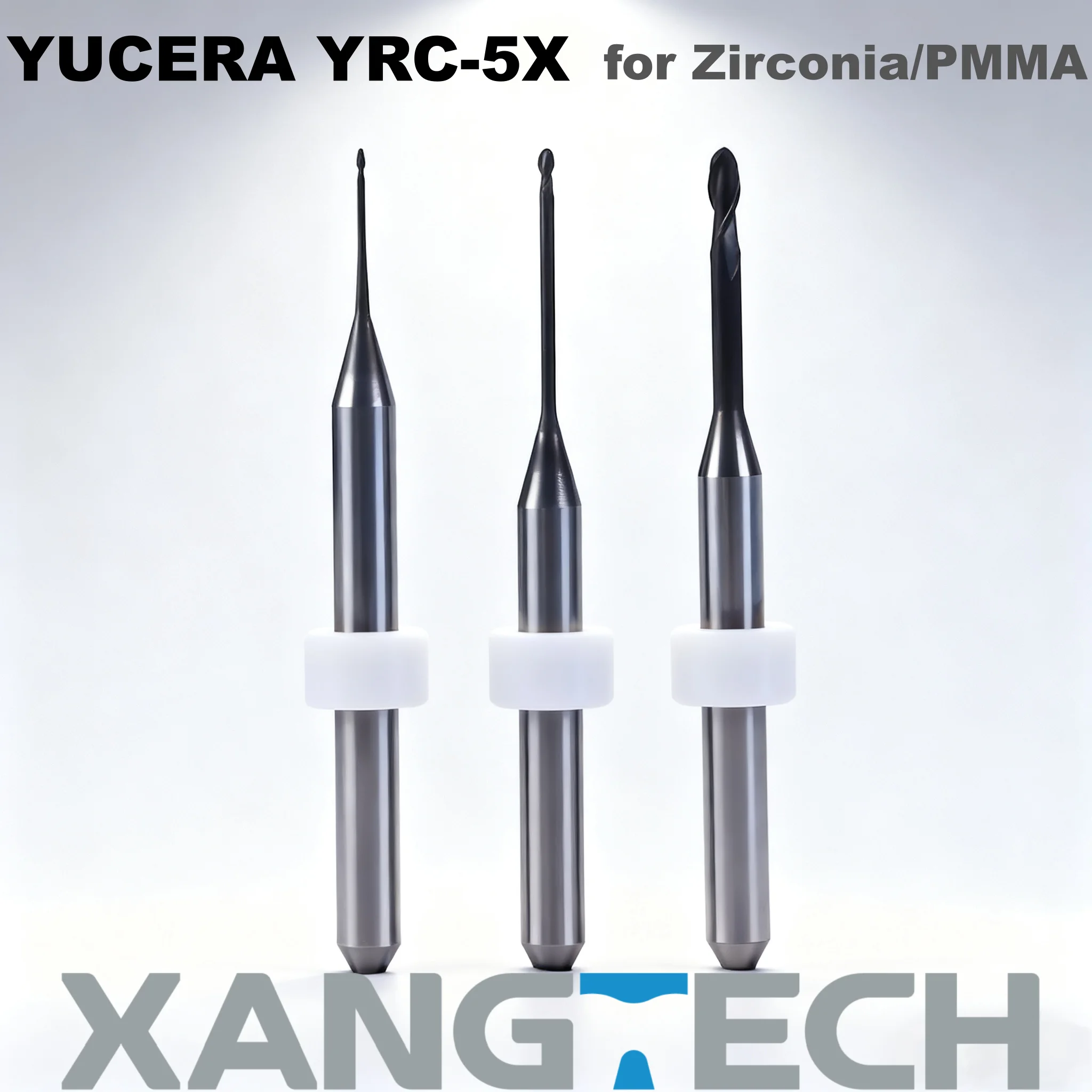 

XANGTECH YUCERA YRC-5X Фрезерный бор для циркония/PMMA Стоматологический шлифовальный инструмент CAD CAM Обнаружные лабораторные фрезы