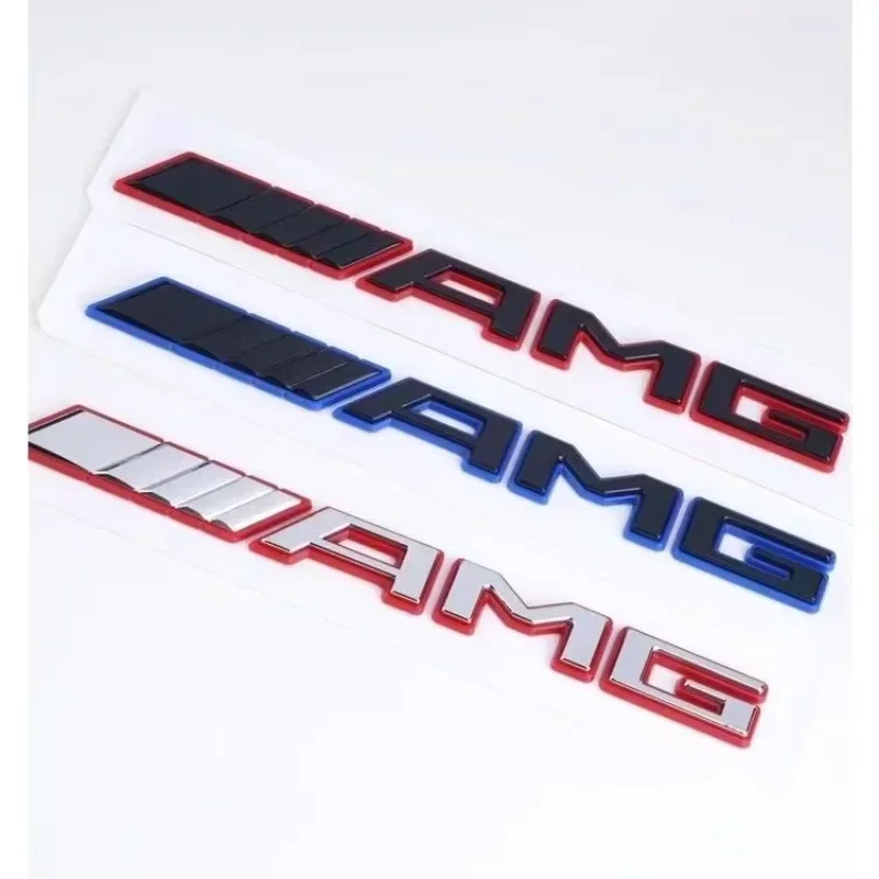 

New 3D ABS Car Rear Trunk Badge AMG Letters Sticker For Mercedes Benz AMG A/B/C/E/G/CLA W177 W246 W251 C63 C63S E53 GT SLK C260L