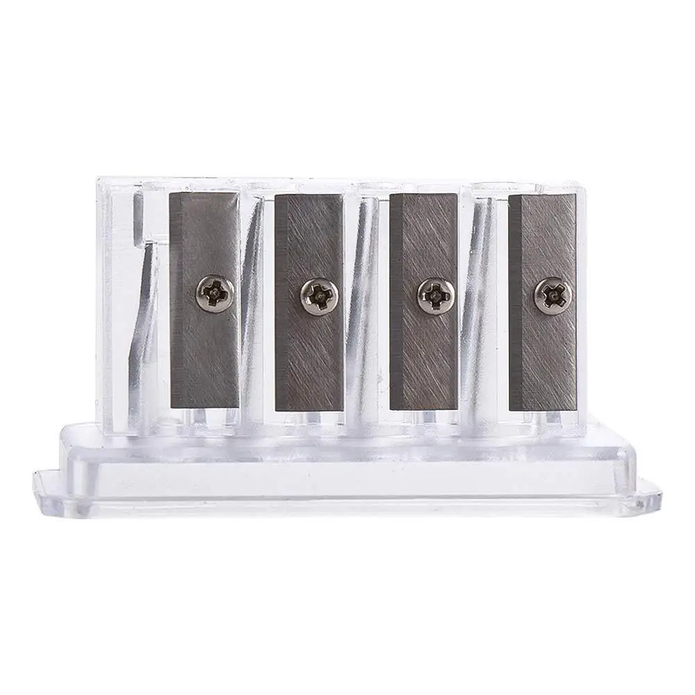 المهنية شفافة القرطاسية رسم مدرسة الرسم الفن لوازم براية أقلام دليل مبراة الفحم مبراة