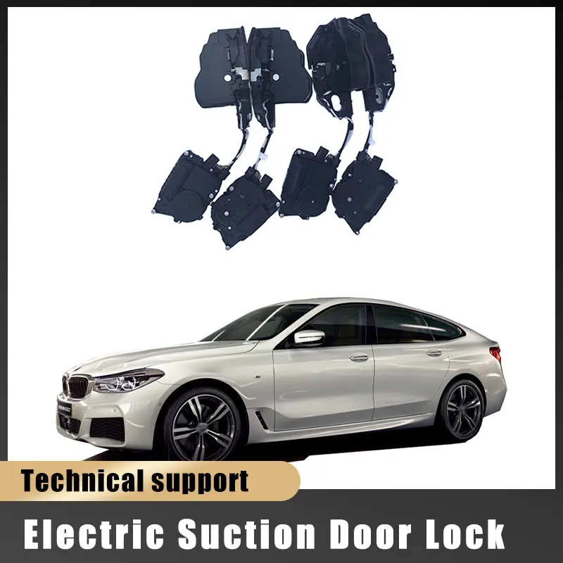 

Smart Auto Electric Suction Door Lock for BMW 6 6GT Series 2017- Automatic Soft Close Door Super Silence Car Vehicle Door