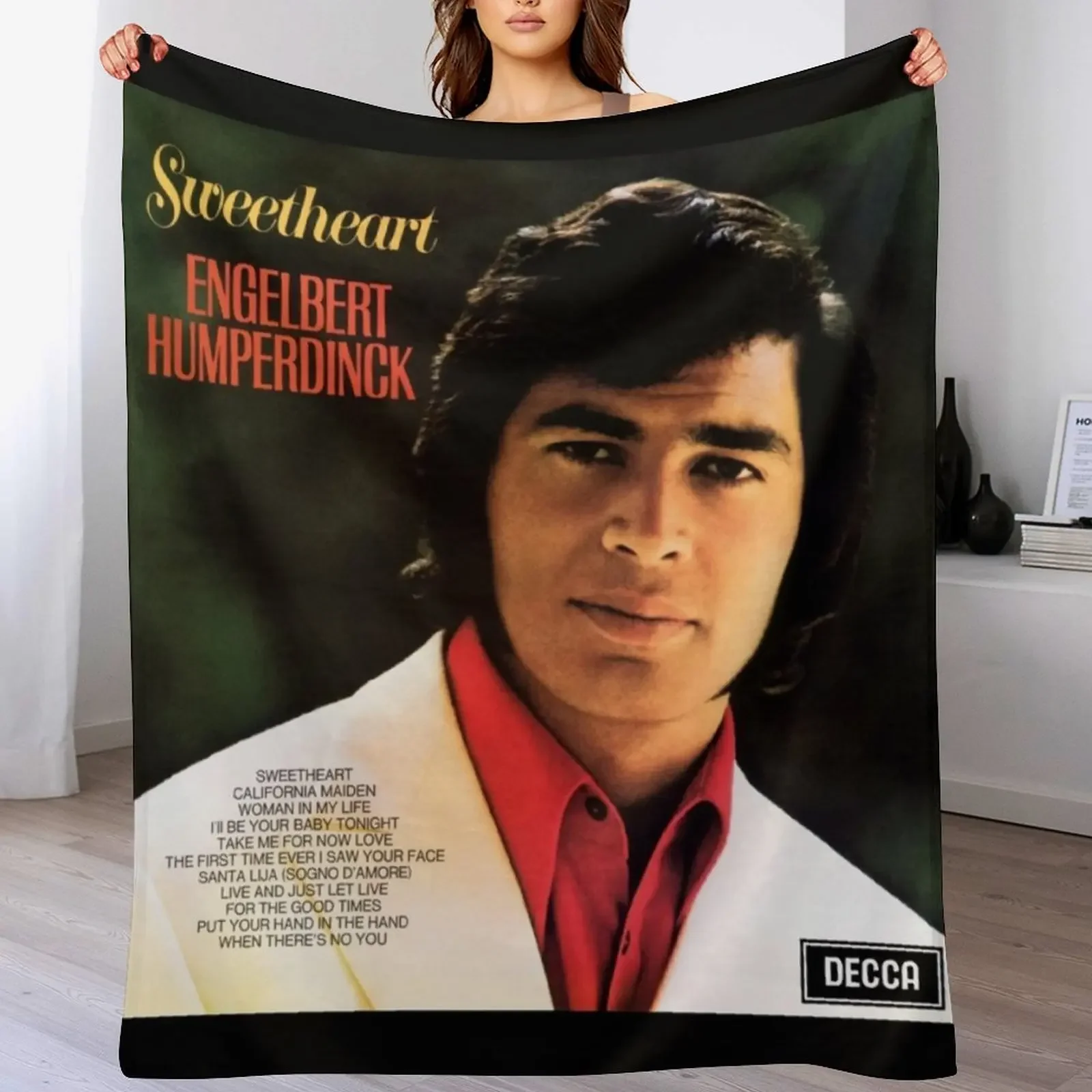 New Engelbert Humperdinck sweetheart Throw Blanket Plaid christmas decoration Blankets