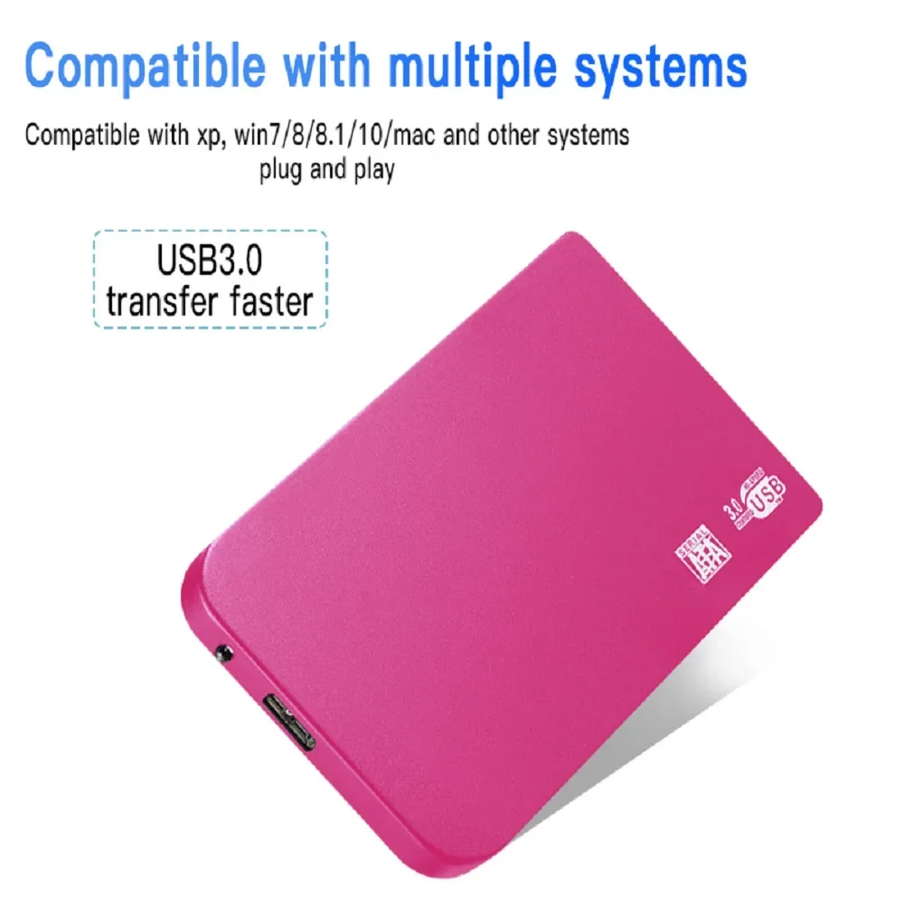 Tragbares SSD 1TB externes Solid-State-Laufwerk 2TB mobile Festplatte Hoch geschwindigkeit speicher gerät für Laptops/Desktop/Mac/Telefon