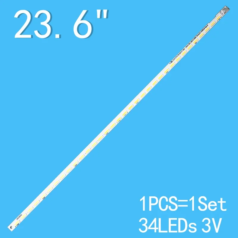 310 mm LED-achtergrondverlichtingstrip voor 34 lichten 24E600E 24E5CHR LBUA-SEL236V3-S06A 2D00334