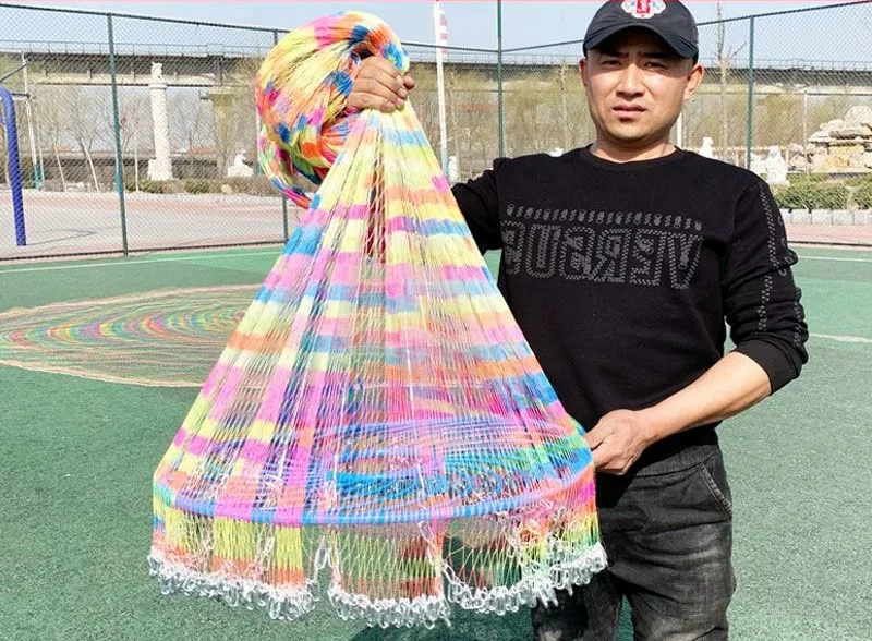

Fishing net Fishing net Iron chain Frisbee Casting net American Frisbee Hand throwing net Automatic fool fishing net