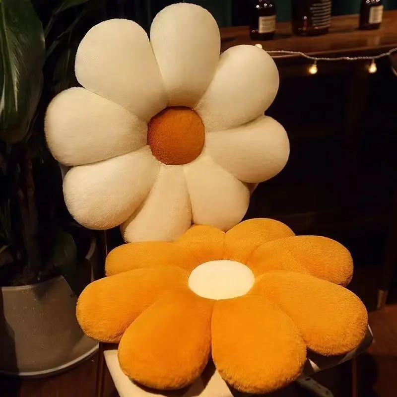 

Korean Fashion Flower Cushion Fart Cushion Sofa Throw Pillow Bay Window Bed Floor Sunflower Chair Backrest Butt Waist Protect