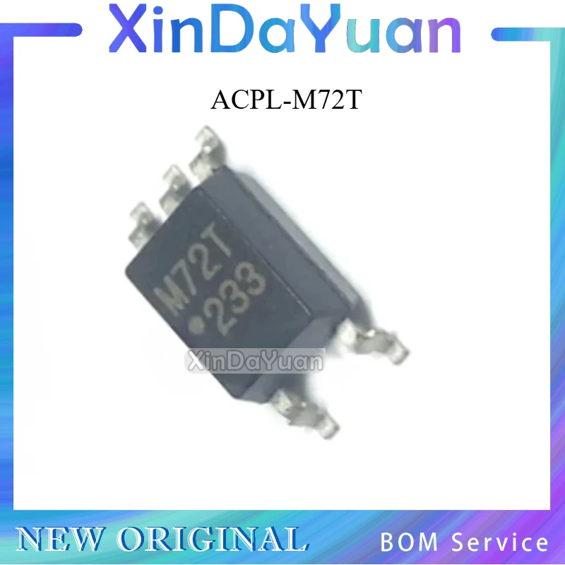 5 buah ACPL-M72T HCPL-M72T SOP-5 Optokopler Daya Rendah dan Kecepatan Tinggi