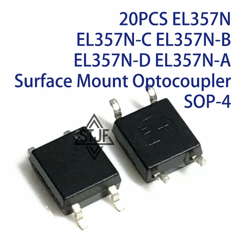 20PCS EL357N EL357N-C EL357N-B EL357N-D EL357N-A Surface Mount Optocoupler SOP-4