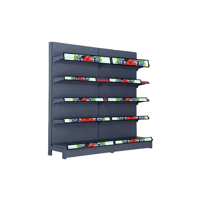 Custom Size Full Color HDR Supported Indoor Use LED Shelf Screen Smart Retail Advertising Solution Boost Sales P2 Model