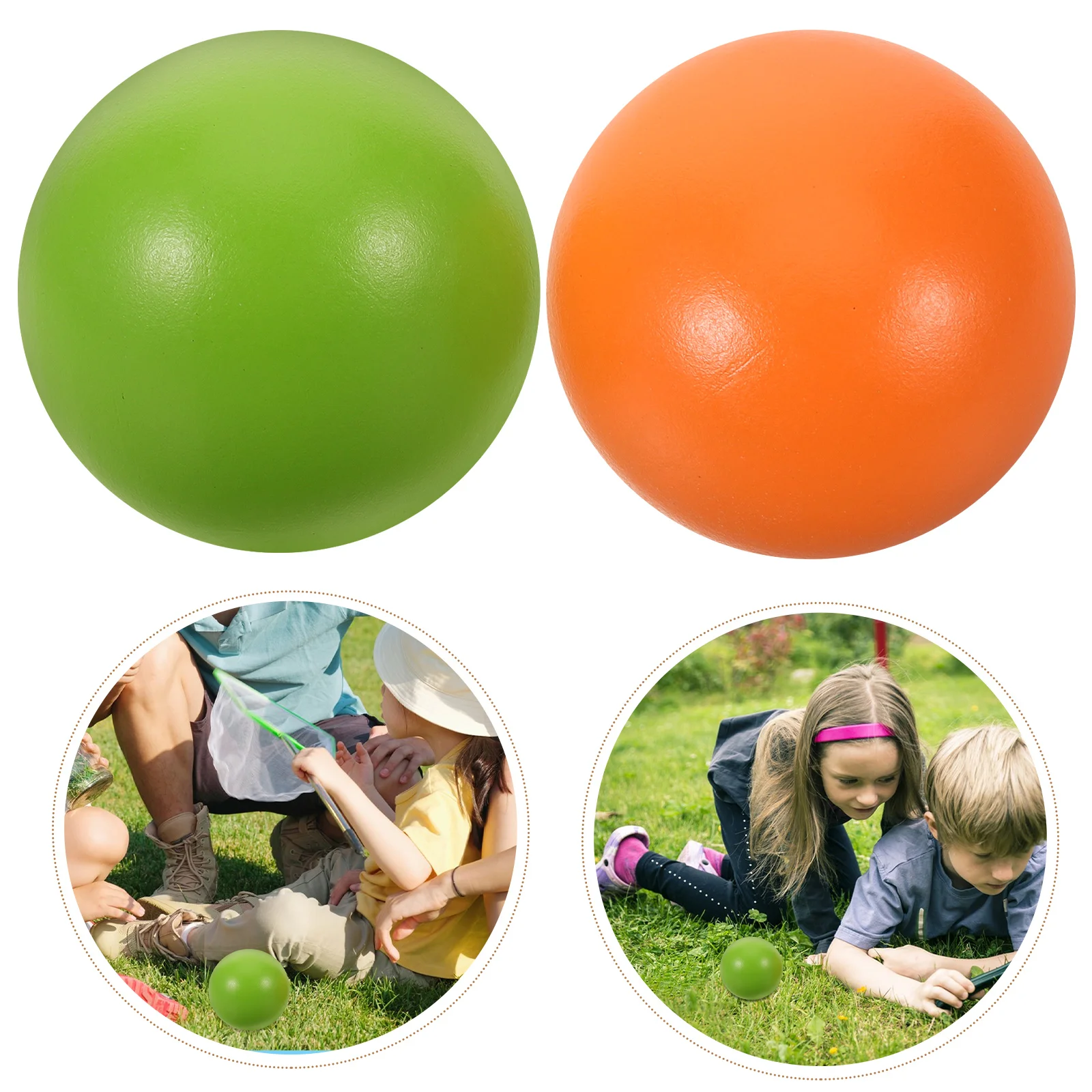 Set da 2 pezzi per croquet per bambini, palline di ricambio, accessori, gioco, giocattoli da prato in legno massello per bambini all'aperto