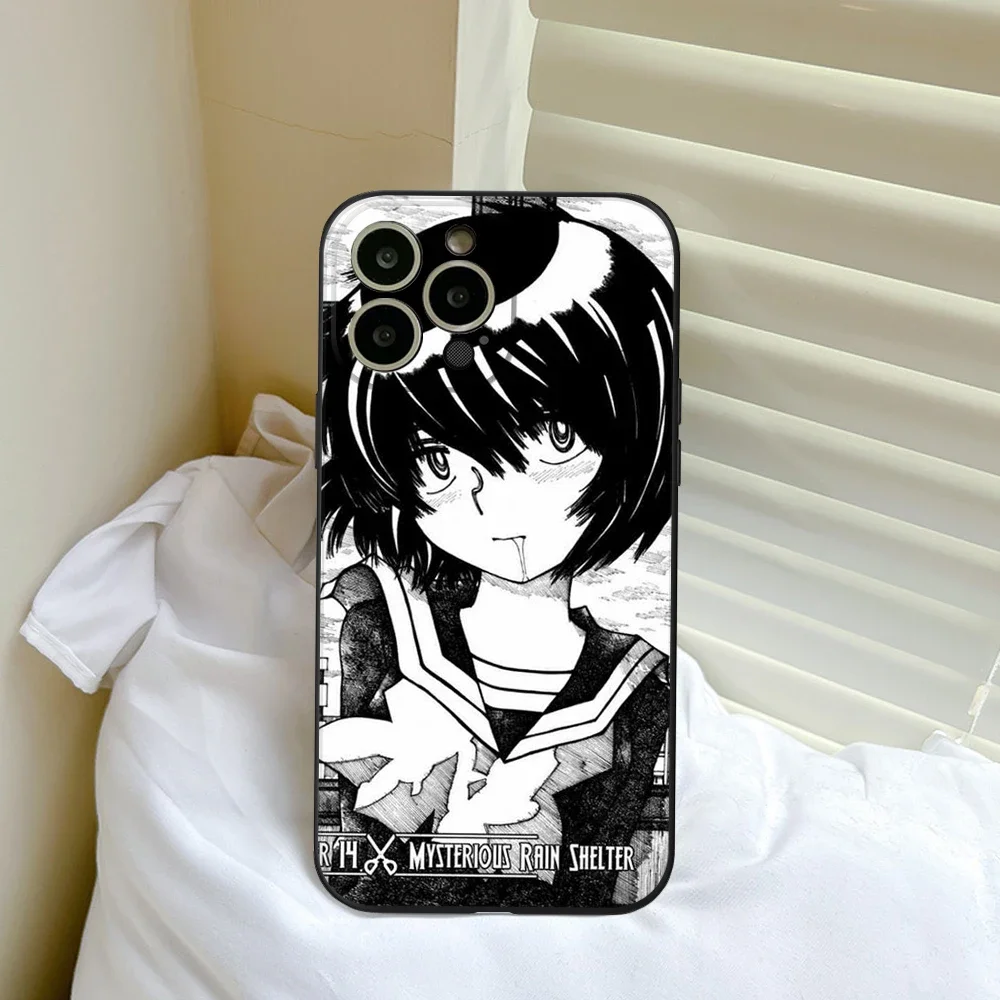 Anime tajemné kamaradka X urabe mikoto telefon pouzdro pro iPhone 12 13 15 14 pro XR XS maxi 15 plus SE design iPhone kryty