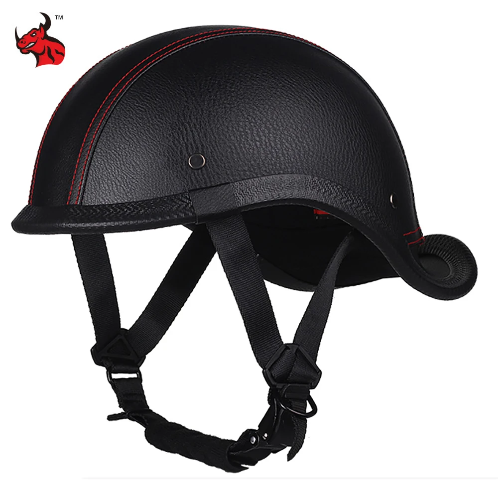 

Retro Half Helmet Motorcycle Riding Helmet Casco Moto Cycling Equipment Summer Electric Motorbike Safety Helmet