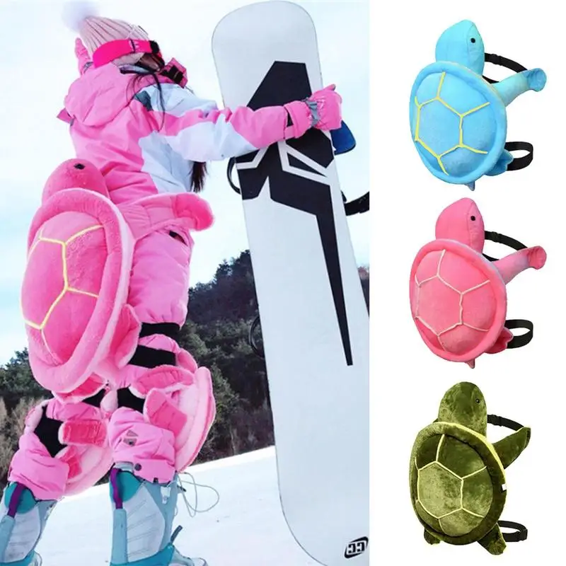 Snowboard Turtle Butt Pad Soft Hip Butt Pad Snowboard Knee Pads Soft Turtle Hip Protection Skiing Protector Pads Comfortable Ski