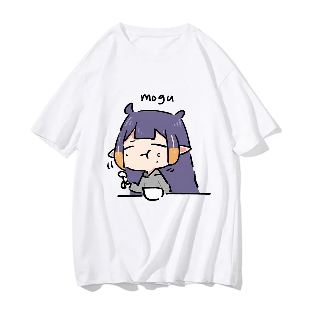 Ninomae Inanis Tako Tshirt 100% Cotton Tees Anime Graphic T Shirt Men/women Kawaii Clothes Oversized Summer Short Sleeve T-shirt