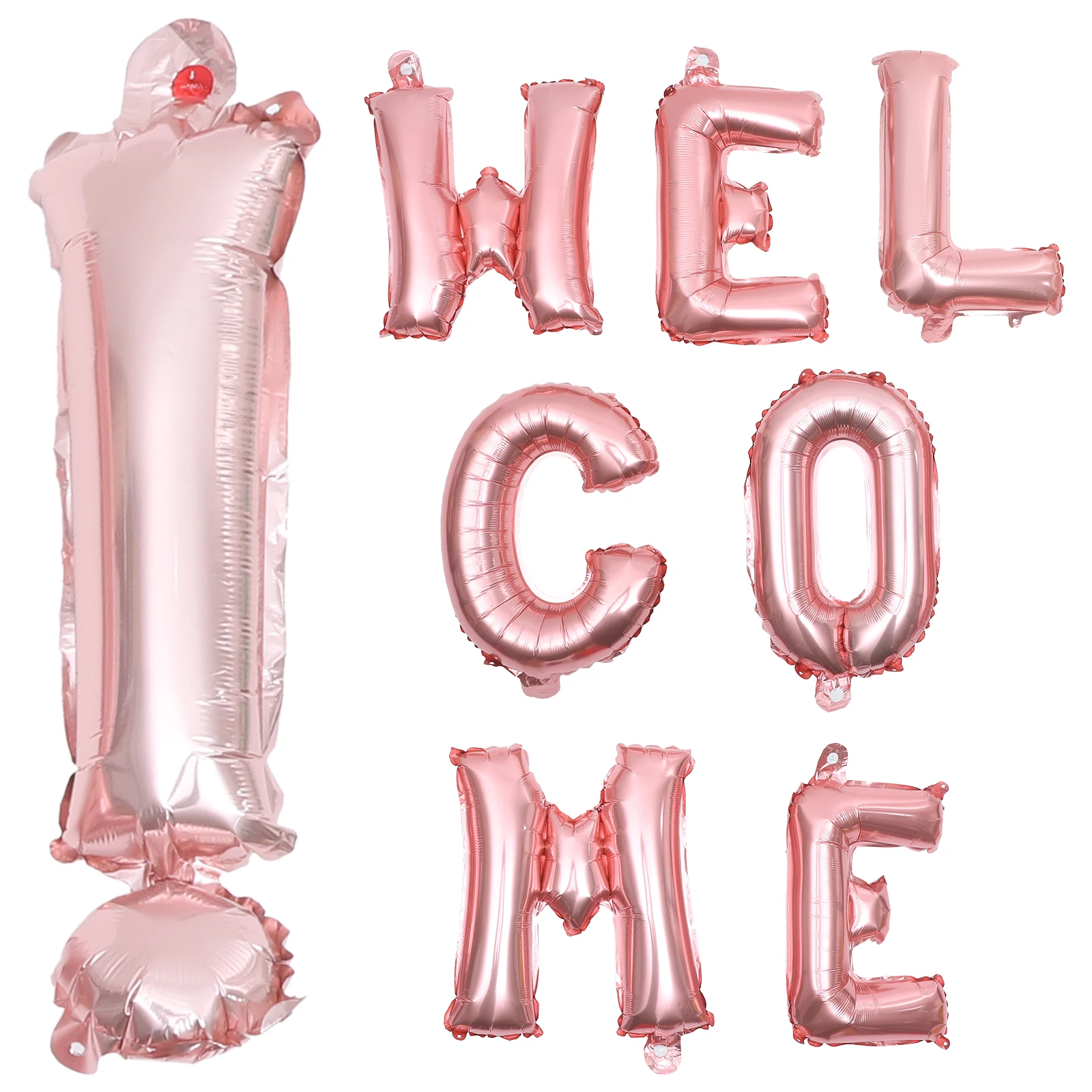 

1 Set Welcome Letter Foil School Party Back-To-School Decorations Wall Glue Strong Balloon Kit Birthday Wedding Event