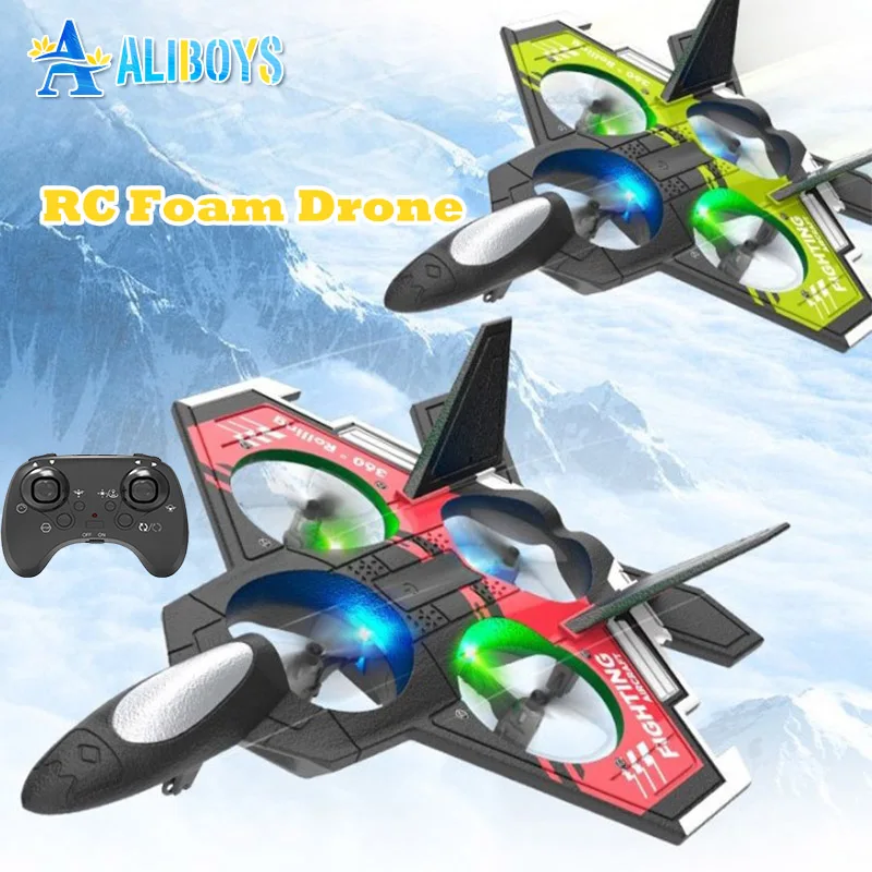 S98 RC Foam Plane Remote Control Aircraft EPP Foam Glider Model Fixed Height Stunt Airplane Combat Drone Children Toy Adult Gift