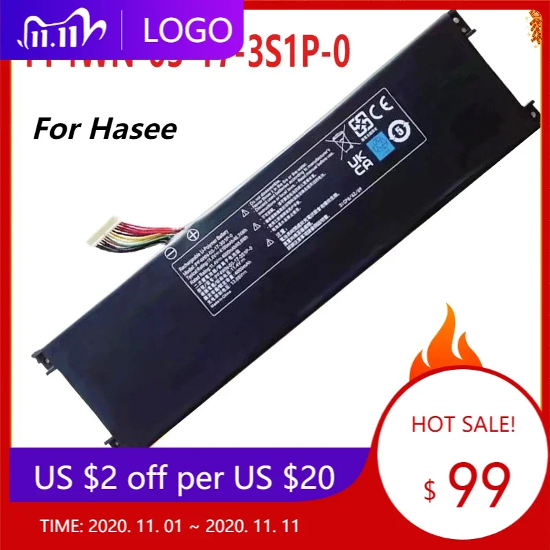 PF4WN-03-17-3S1P-0 PF4WN-00-13-3S1P-0 New Laptop Battery for Hasee KINGBOOK U45A1 U43E1 U43S1 U47T1 Motile M142 HPFS01 U47S2