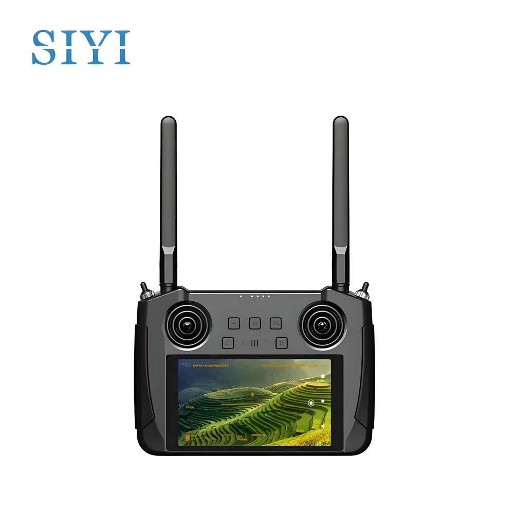 SIYI MK15 Mini HD controlador agrícola inteligente portátil 5,5 pulgadas LCD 1080p 60fps FPV 180ms baja latencia 3,5 KM con CE FCC KC