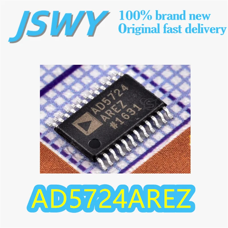 

(1/5 pieces) AD5724AREZ Original Stock AD5724 TSSOP-24 Package 12-Bit Quad-Channel Voltage Output DAC Electronics