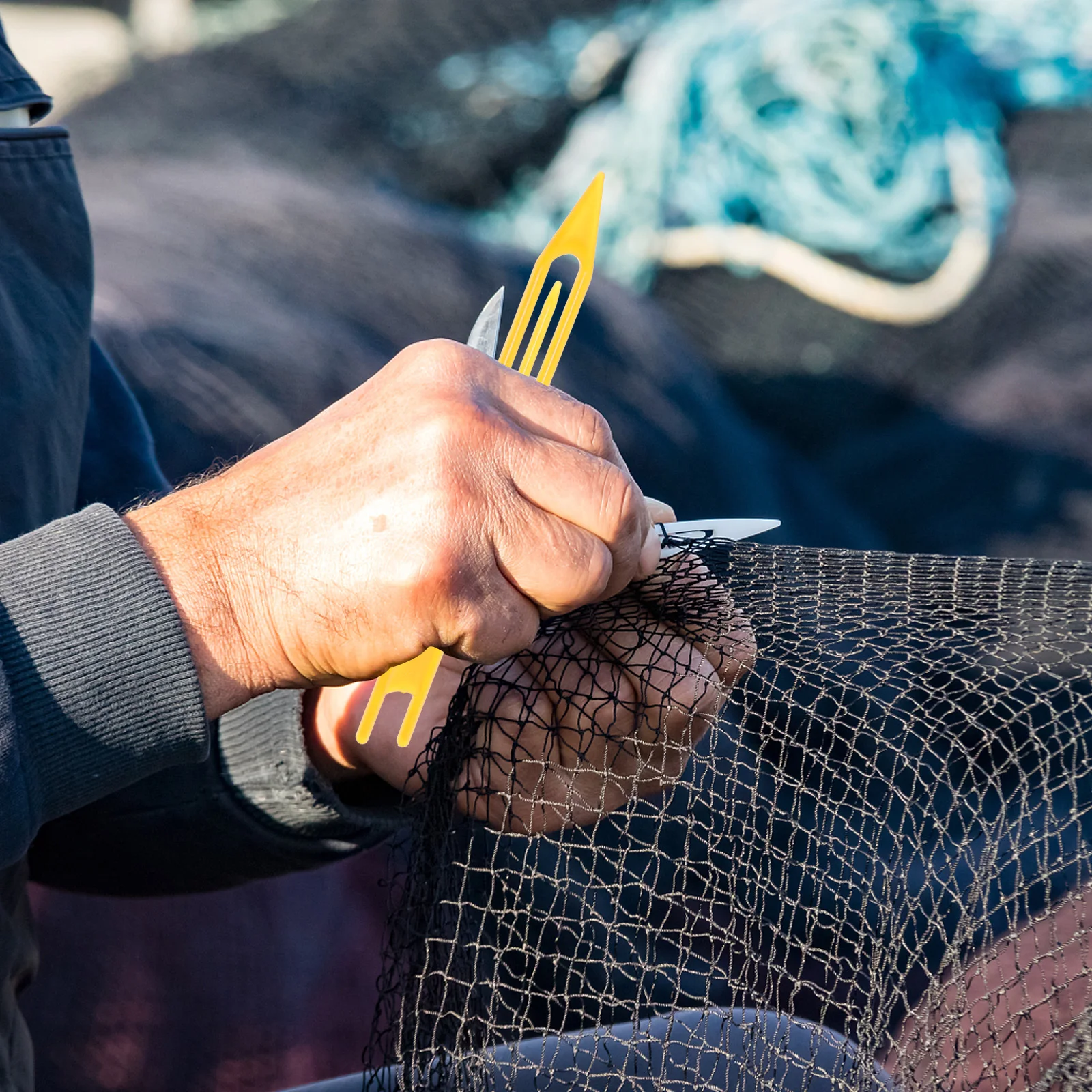 

30Pcs Fish Net Repair Tool Plastic Knitting Shuttles Smooth Running Netting Needles Sewing Accessories 1.3x16cm