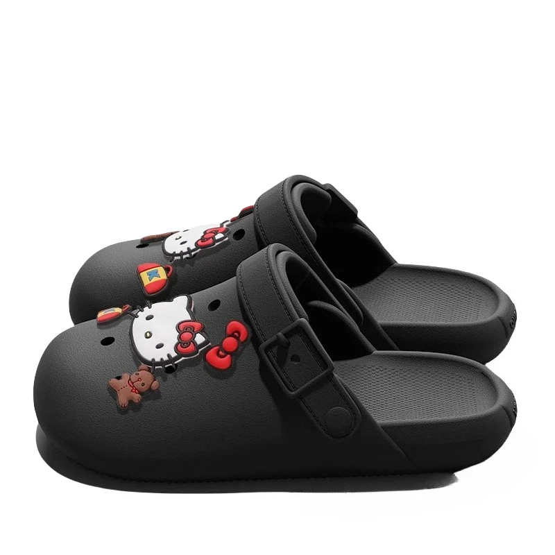 sanrio Hello Kitty cartoon simpatiche pantofole creative Kawaii coppia unisex stessa estate scarpe da spiaggia antiscivolo leggere regalo