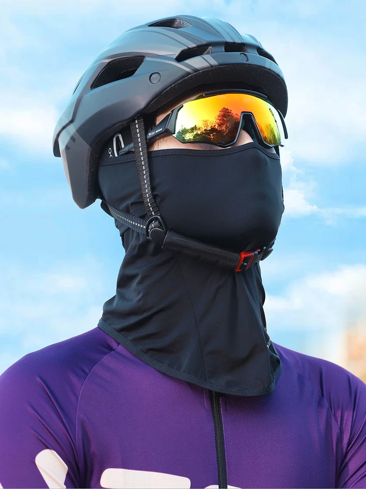 AliExpress West Biking WEST BIKING Summer Cycling Ice Silk Balaclava Motorcycle Bicycle UV Protection Full Face Caps For Men Outdoor Hiking Sports