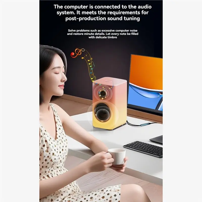 B76B HDTV RCA to Optical Audio Converter Cable 5.1 Channel SPDIF Soundbar Gold-Plated Alloy Shell 1.5M