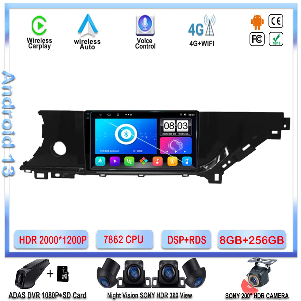 7862 CPU Android For Changan CS35 Plus 2018 2019 2020 Stereo Head Unit Auto Radio GPS Navigation Multimedia Player DashCam HDR