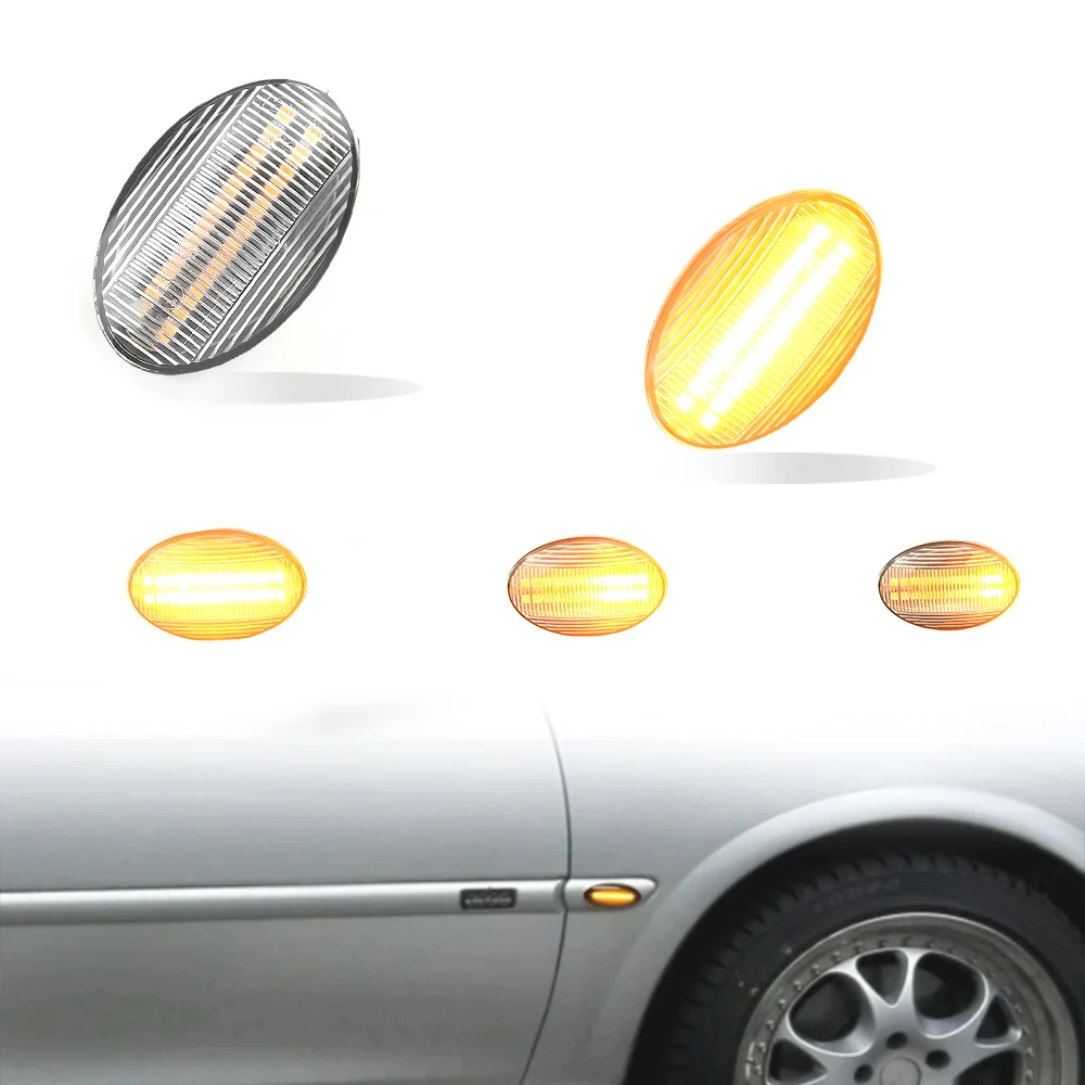 

2pcs For Opel Corsa B C Astra F Combo B C Meriva A LED Dynamic Side Marker Light Repeater Indicator Light