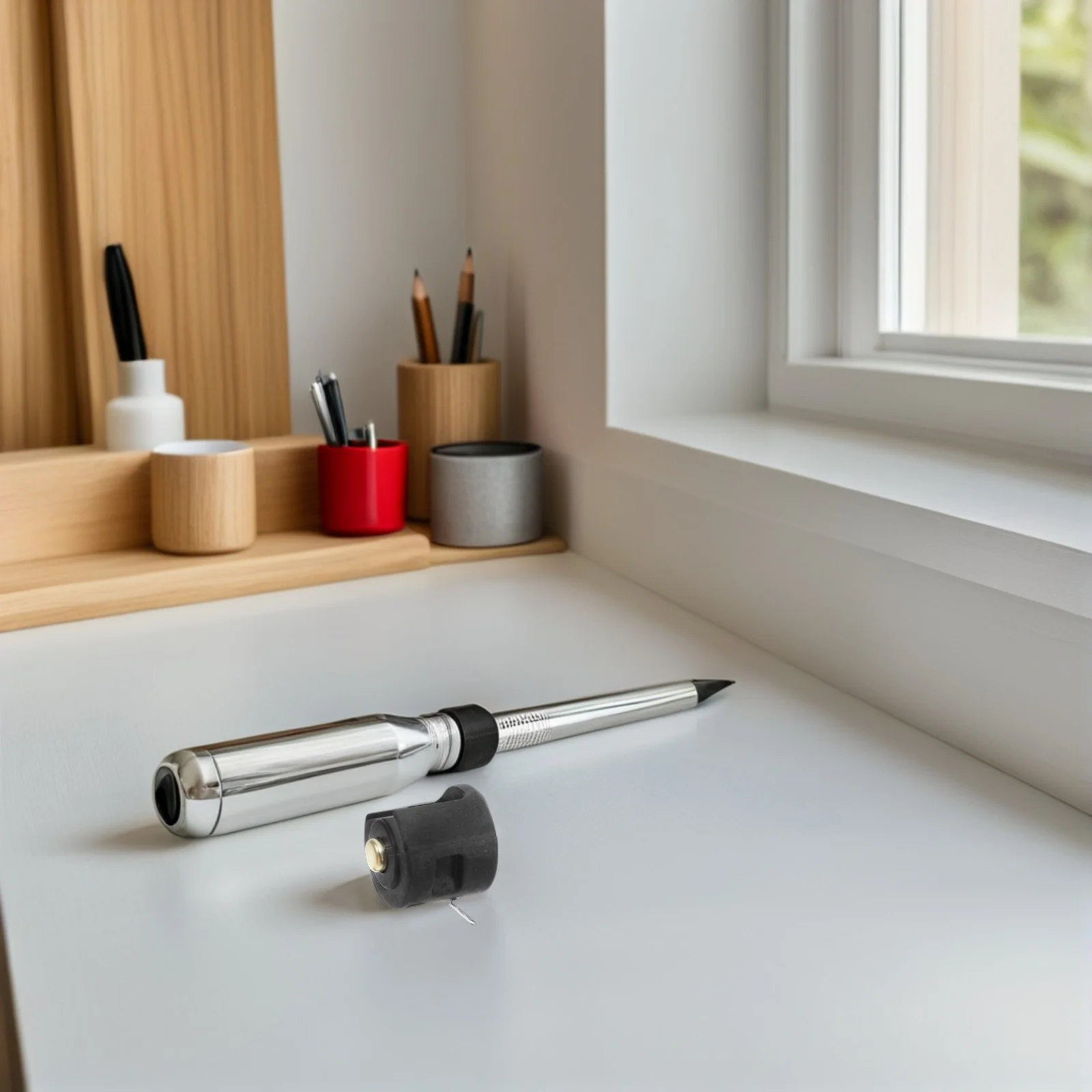 

12Sets Miniature Flashlight Button End Cap Robust Metal Cover for LED Torch with Glove-Friendly Operation and Accidental