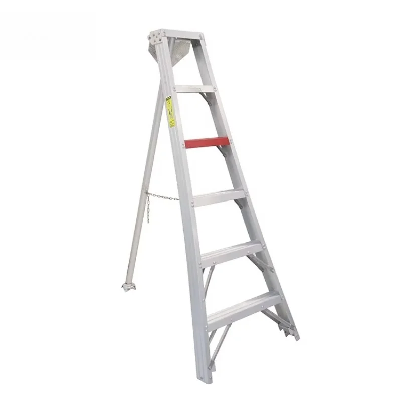 Escalera de Aluminio Tipo Trípode Resistente y Ajustable, Tipo 1A, para Recolección de Frutas, Clase 10