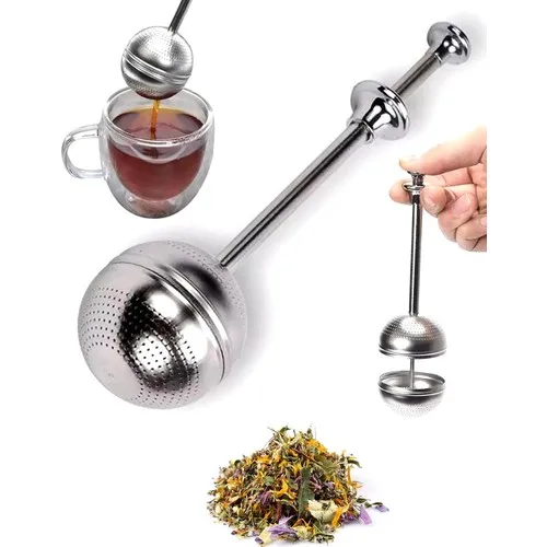 Hayveys Luxury Stainless Steel Pump Plant and Tea Strainer Inox