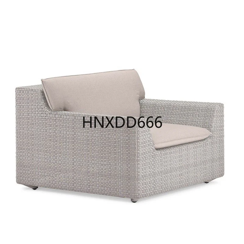 

Outdoor rattan sofa semi-circular rattan chair
