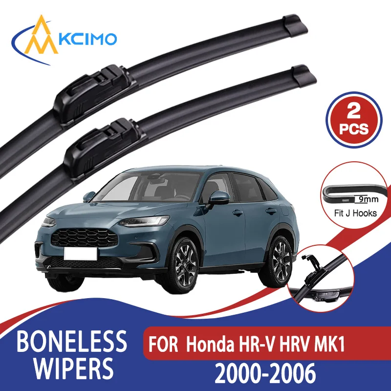 

For Honda HR-V HRV MK1 2000-2006 Car Wiper U-type Soft Rubber Boneless Wiper HD Quiet Durable Automotive Wiper 20"+16"