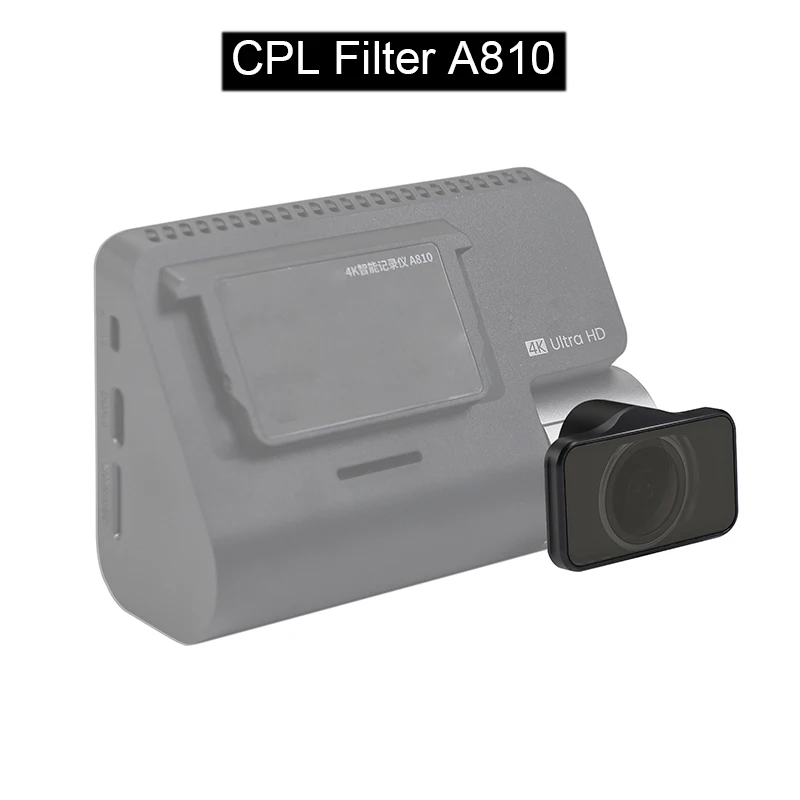 For 70mai A810 CPL Filter Only for 70mai A810 CPL Filter for 70mai RC12 Rear Camera CPL Filter and Static Stickers