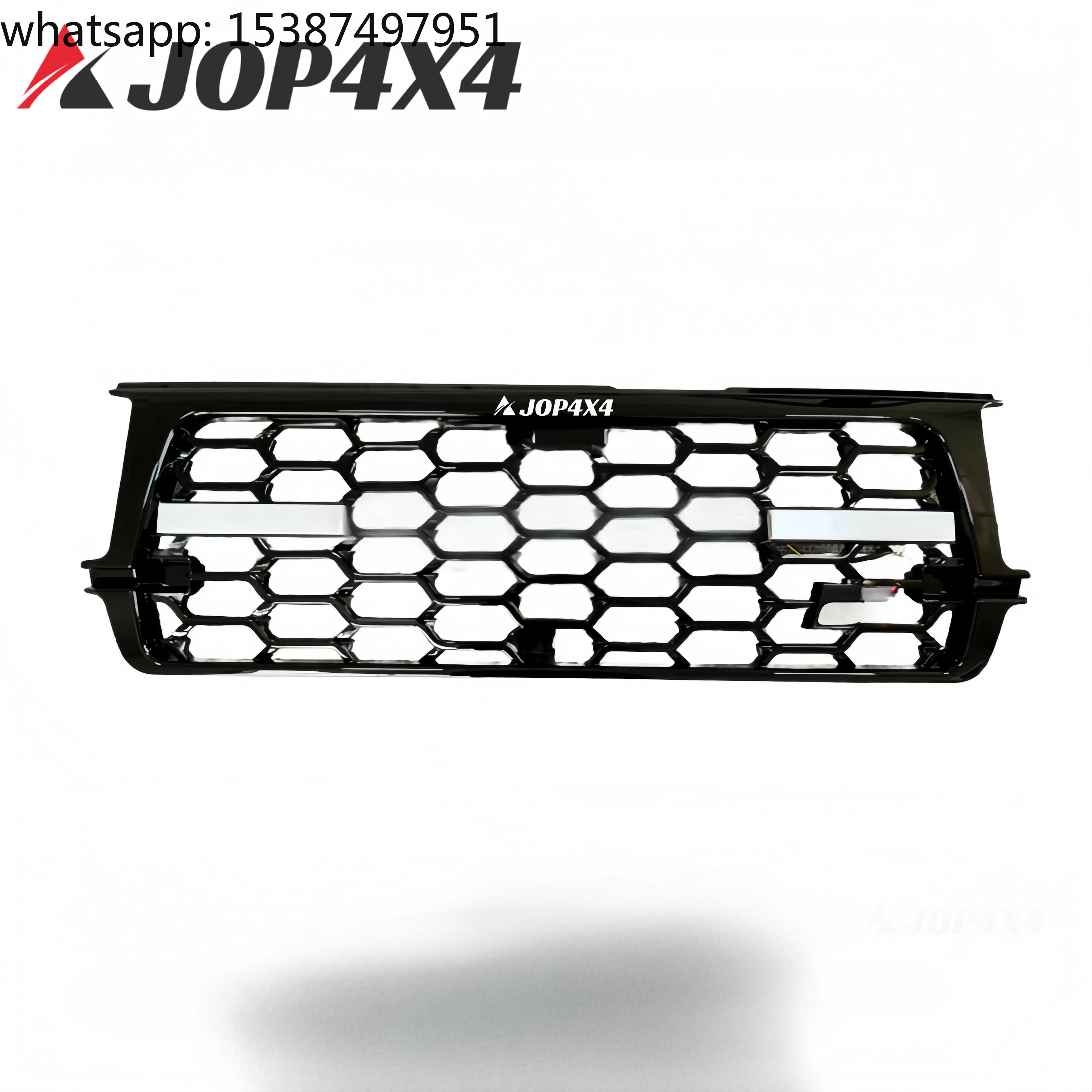 For Land Cruiser 80 LC80 4x4 Parts Accessories ABS Front Grille with LED Light Front Bumper Face Mask
