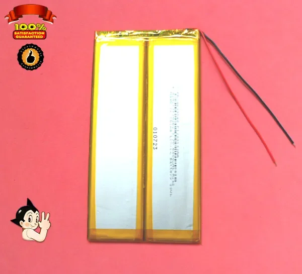 بطارية ليثيوم بوليمر جديدة ذات سعة كبيرة 7.4 فولت، كمبيوتر لوحي، بطارية ليثيوم، حزام طويل 3000 مللي أمبير في الساعة، لوحة واقية، للأغراض العامة