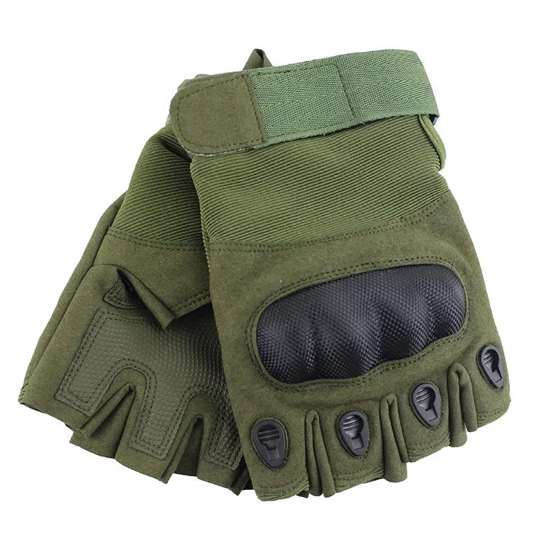 

Fingerless Tactical Gloves for Men Outdoor Hiking Military Motorcycle Cycling Shooting Hunting Airsoft Sports