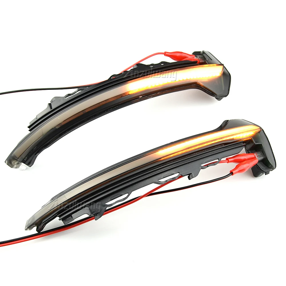 2PCS No Fault Sequential Dynamic LED Rearview Mirror Blinker Light Fits Audi TT TTS TTRS MK3 8S & R8 2016-2020