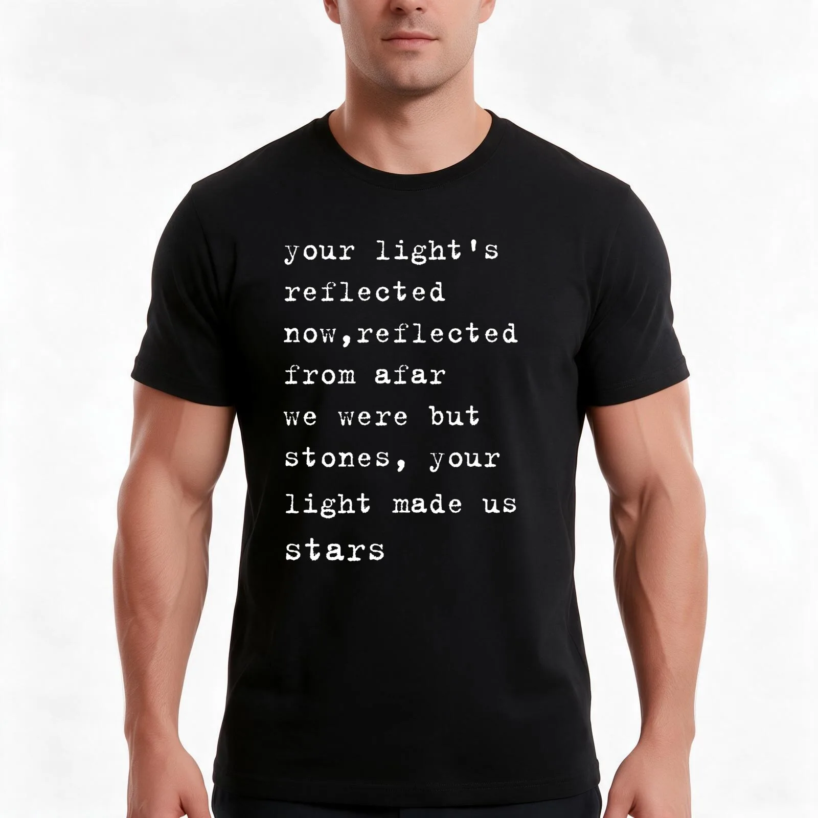 Light Years T-Shirt, Summer Casual Cotton Tee, Oversized Streetwear Tops, Vintage Graphic Print, Loose Fit Short Sleeve