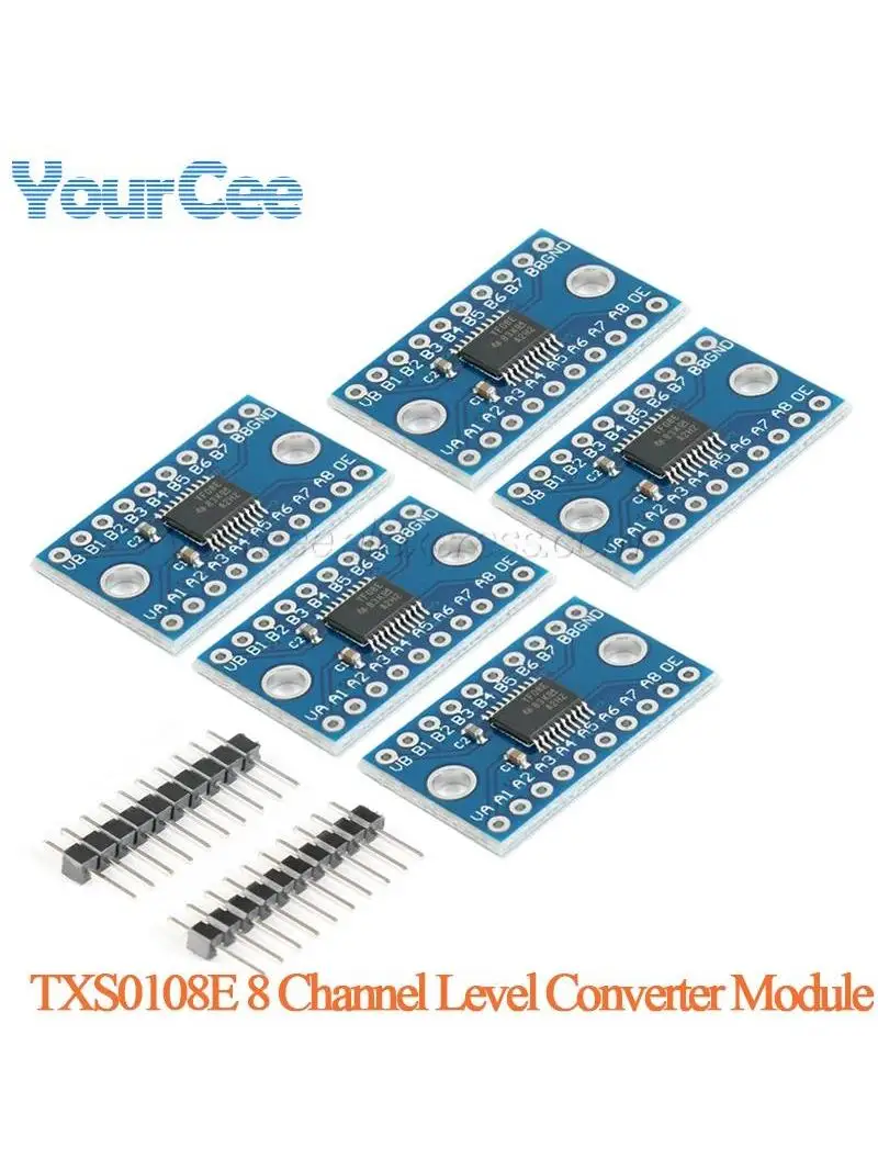 10 szt./1 szt. TXS0108E 8-kanałowy dwukierunkowy moduł konwertera poziomów logicznych 3.3V 5V TXB0108 Moduł wzajemnego konwersji TXS0108 — zdjęcie produktu 7