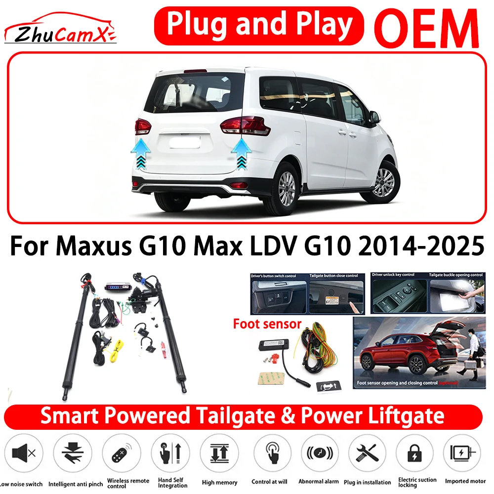 for Maxus G10 Max LDV G10 2014-2025 OEM Smart Powered Tailgate Power Liftgate Automatic Rear Trunk Tailgate Actuator System