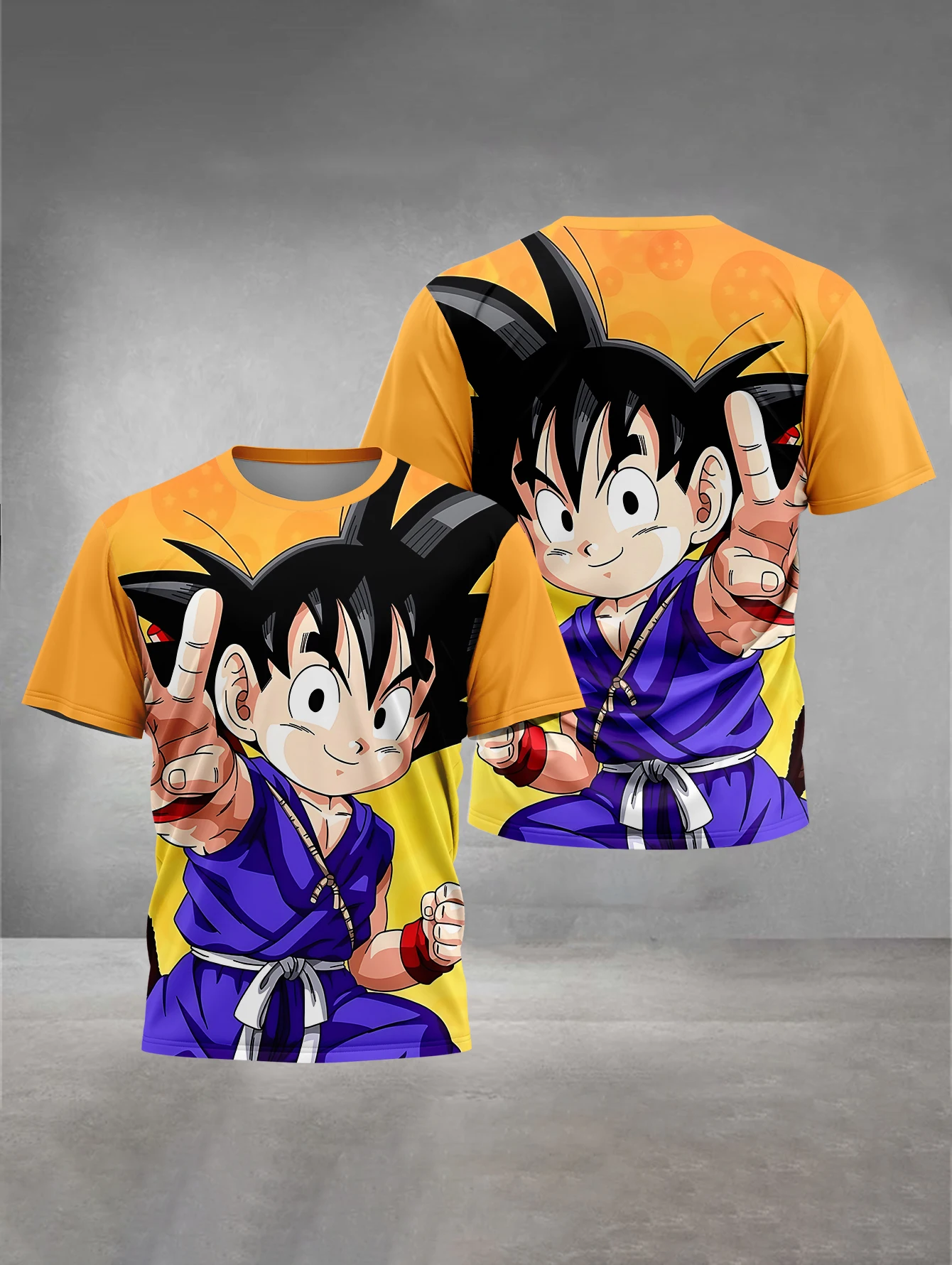 

Retro Dragon Ball Goku 3D Print Baby Clothing 5 To 14 Years Male Outdoor Clothes For Children Boy Girl Child T-Shirt Top Shirts