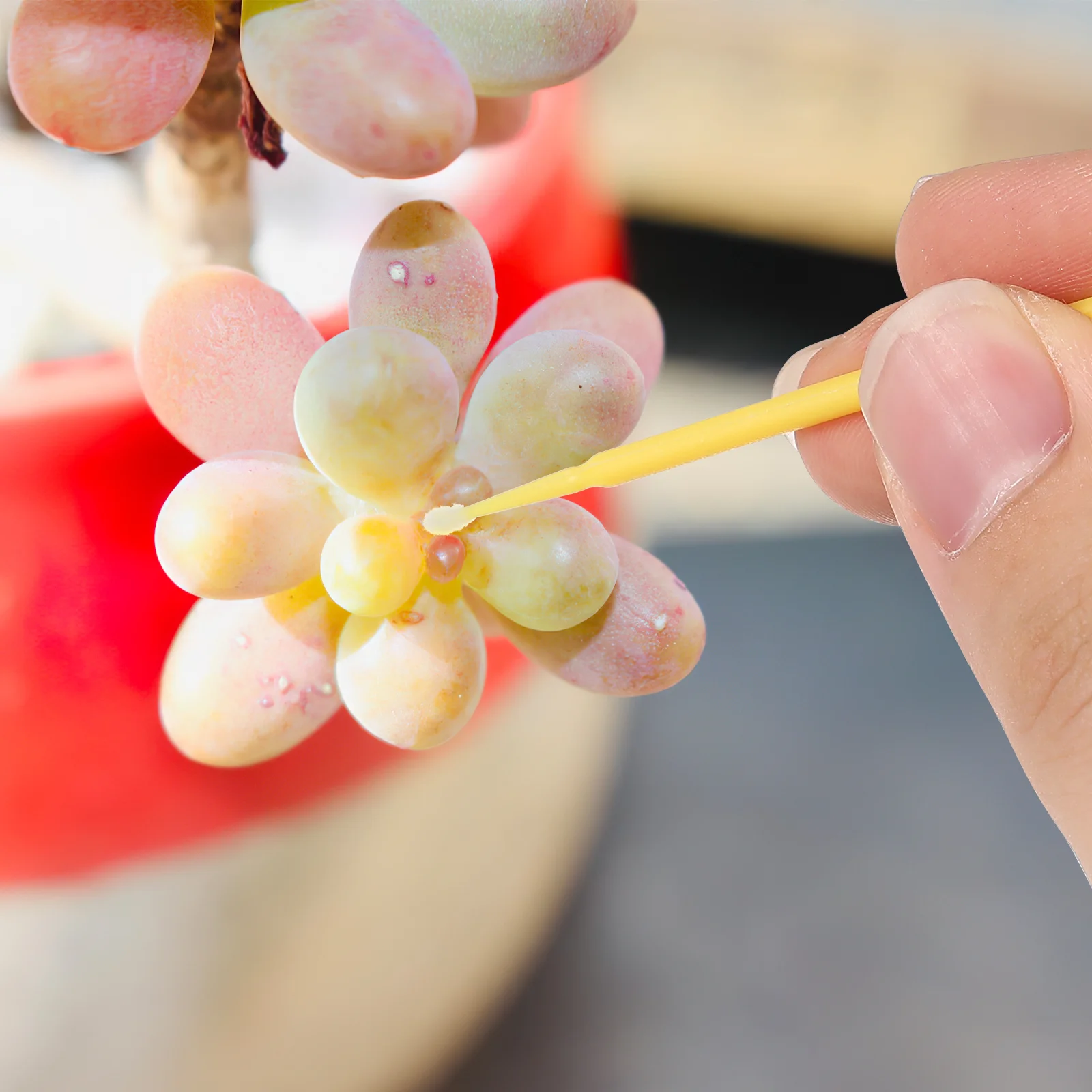 

100Pcs Pollinator Pen Manual Pollinator Tool Efficient Fruit Vegetable Garden Pollination Aid Pollinators Fruit Pollination